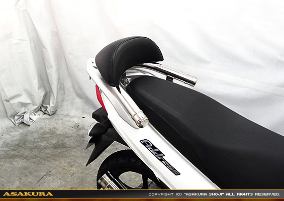 アドレス110【EBJ-CE47A】用 バックレスト付きタンデムバー