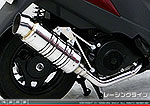 アドレスV125用 SHタイプマフラー レーシングタイプ（O2センサー非装着モデル）