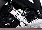 アドレスV125用 DDRタイプマフラー EVOタイプ メタルバージョン（O2センサー装着モデル）