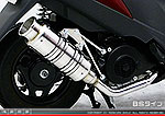 アドレスV125用 SHタイプマフラー BSタイプ（O2センサー装着モデル）