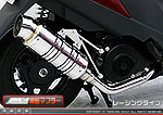 【 JMCA認証 】アドレスV125用 SHタイプマフラー レーシングタイプ（O2センサー装着モデル）