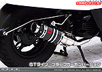 アドレスV50・レッツ4（O2センサー非装着モデル）用 ZZRタイプマフラー GTタイプ ブラックカーボンバージョン