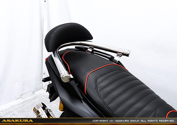 ADV160【8BK-KF54】用 バックレスト付きタンデムバー