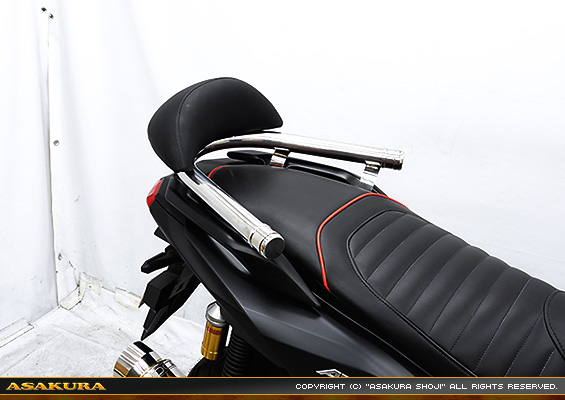 ADV160【8BK-KF54】用 バックレスト付きタンデムバー