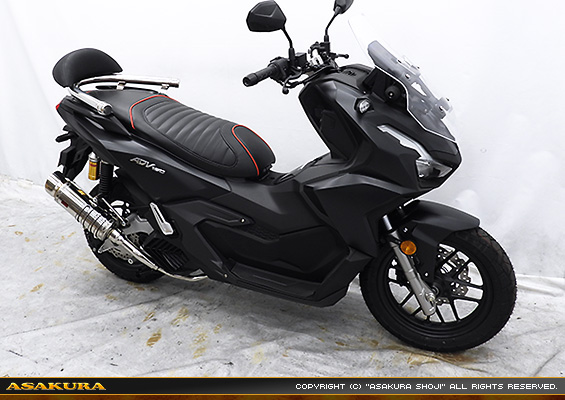 ADV160【8BK-KF54】用 バックレスト付きタンデムバー