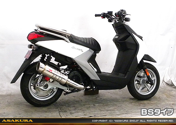 BW'S R125・BW’S125【EBJ-SEA6J】用 SHタイプマフラー RSタイプ