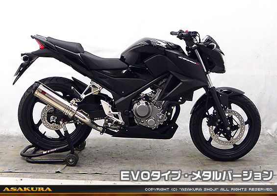CB250F【'14〜】用 TTRタイプマフラー EVOタイプ メタルバージョン