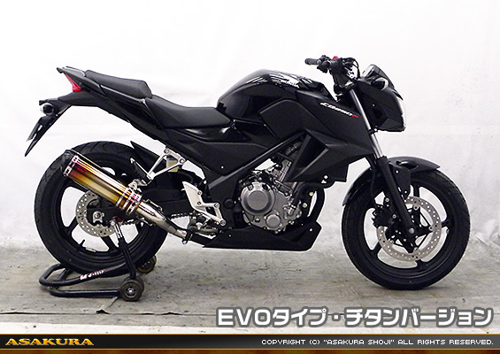 CB250F【'14〜】用 TTRタイプマフラー EVOタイプ チタンバージョン