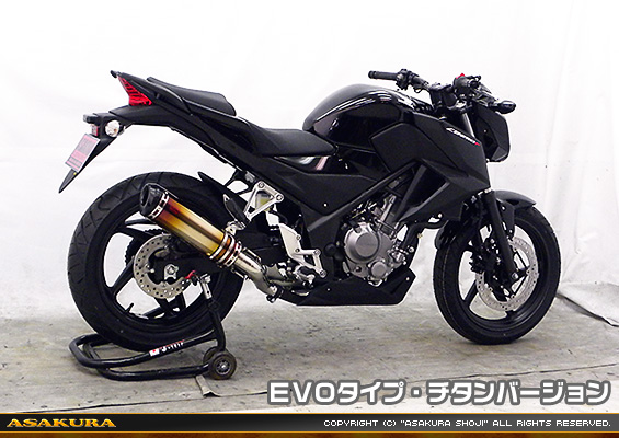 CB250F【'14〜】用 TTRタイプマフラー EVOタイプ チタンバージョン