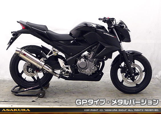 CB250F【'14〜】用 TTRタイプマフラー GPタイプ メタルバージョン