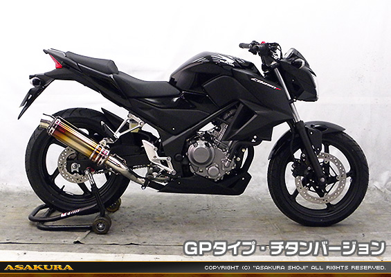CB250F【'14〜】用 TTRタイプマフラー GPタイプ チタンバージョン