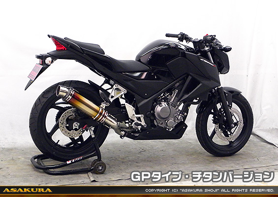 CB250F【'14〜】用 TTRタイプマフラー GPタイプ チタンバージョン