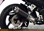 CB250F【'14〜】用 TTRタイプマフラー GTタイプ ブラックカーボンバージョン