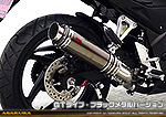 CB250F【'14〜】用 TTRタイプマフラー GTタイプ ブラックメタルバージョン