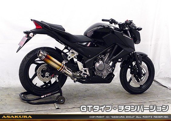 CB250F【'14〜】用 TTRタイプマフラー GTタイプ チタンバージョン