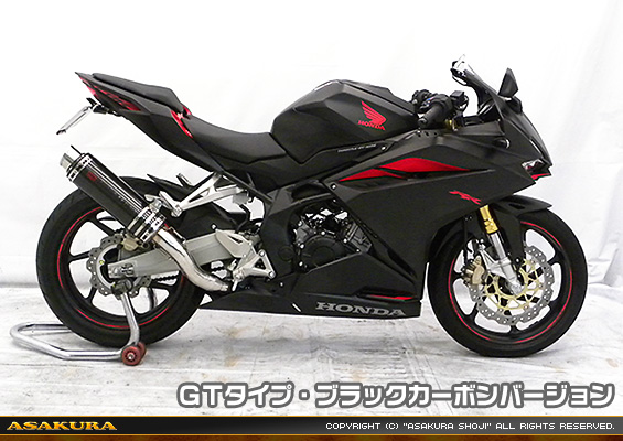 CBR250RR用 TTRタイプマフラー GTタイプ ブラックカーボンバージョン