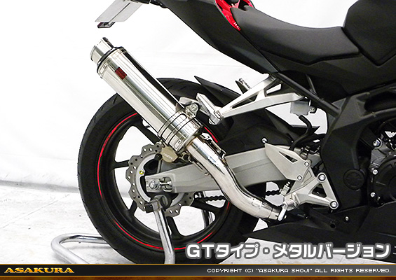 CBR250RR用 TTRタイプマフラー GTタイプ メタルバージョン
