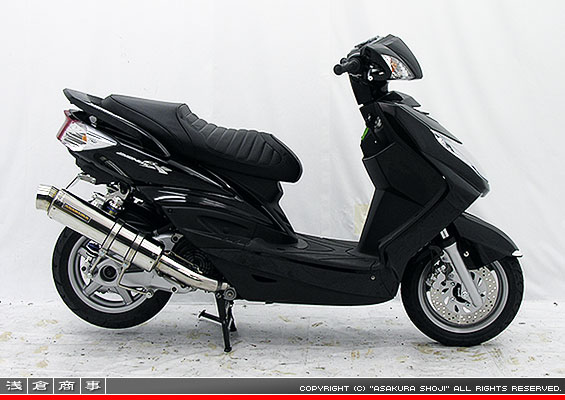 シグナスX【1型】【台湾仕様：SE12J（5TY）／国内仕様：SE12J（5UA）】用 GGタイプマフラー レーシングタイプ メタルタイプ
