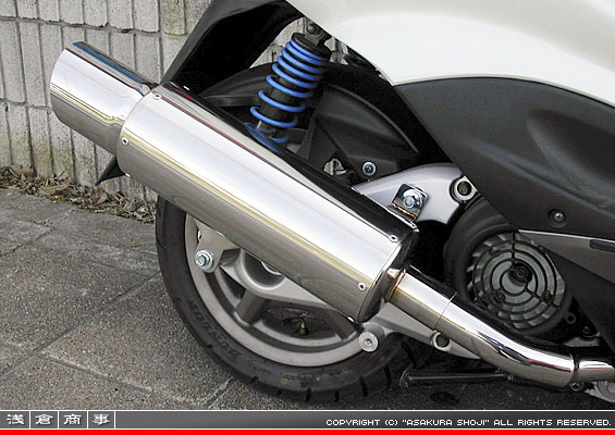 シグナスX【2型】【台湾仕様：SE36・SE37・SE461〜SE464／国内仕様：SE44J（28S）】用 GMR120タイプマフラー