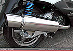 シグナスX【2型】【台湾仕様：SE36・SE37・SE461〜SE464／国内仕様：SE44J（28S）】用 GMR120タイプマフラー