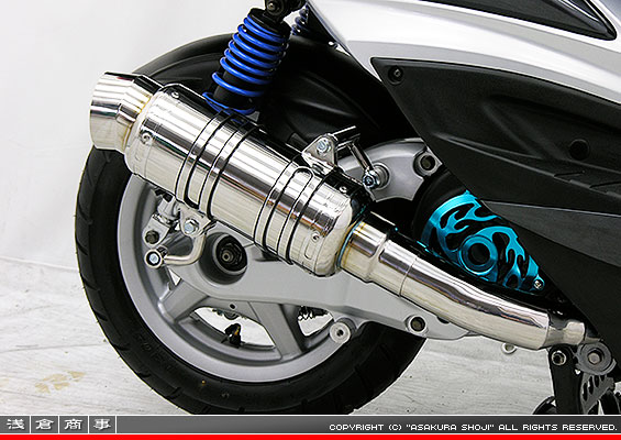 シグナスX【3型】【台湾仕様：SE465-1MS／国内仕様：SE44J（1YP）】用 SHタイプマフラー レーシングタイプ