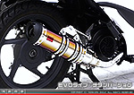 ディオ110【EBJ-JF31】用 DDRタイプマフラー EVOタイプ チタンバージョン