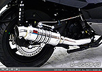 キムコ ダウンタウン125i用 SHタイプマフラー レーシングタイプ