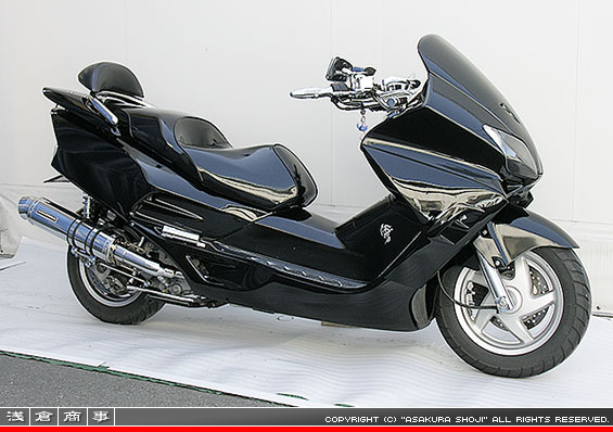 MF06フォルツァ用 GGタイプマフラー レーシングタイプ メタルタイプ