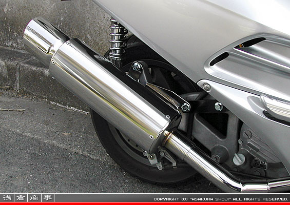 MF06フォルツァ用 GMR120タイプマフラー