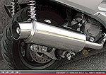MF06フォルツァ用 GMS120タイプマフラー