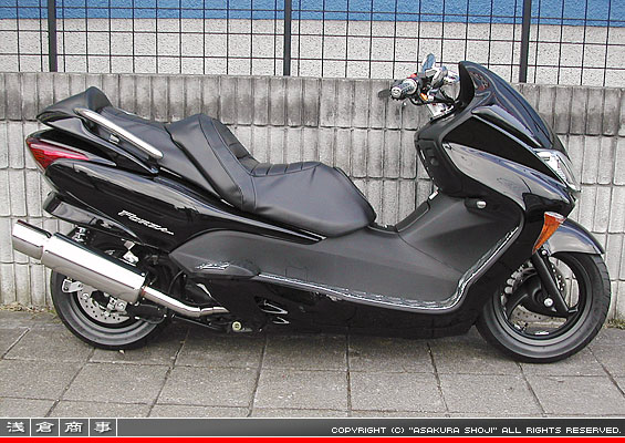 MF08フォルツァ用 GMR120タイプマフラー