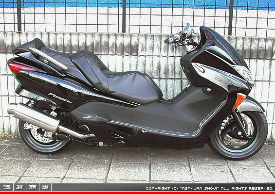 MF08フォルツァ用 GMS120タイプマフラー
