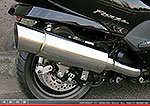 MF08フォルツァ用 GTタイプマフラー