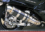 MF08フォルツァ用 HEタイプマフラー レーシングタイプ