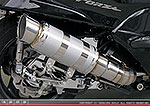 MF08フォルツァ用 HEタイプマフラー RSタイプ