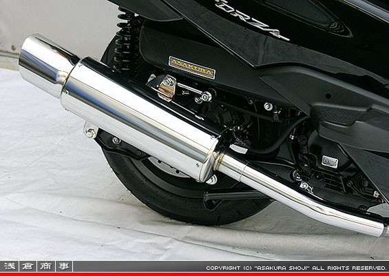 MF10フォルツァ用 GMR120タイプマフラー