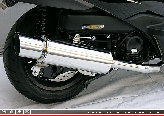 MF10フォルツァ用 GMR120タイプマフラー