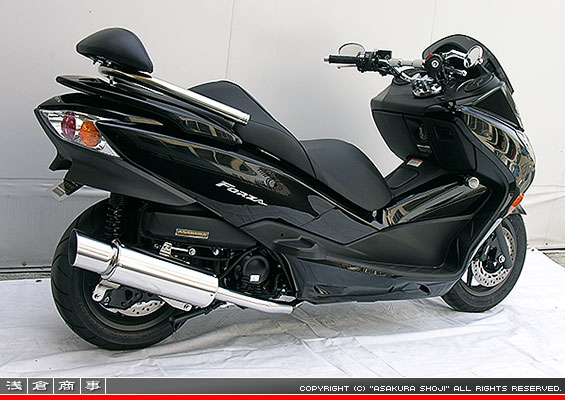 MF10フォルツァ用 GMR120タイプマフラー