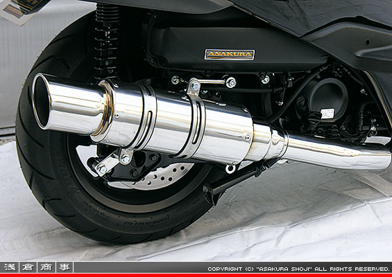 MF10フォルツァ用 WHタイプマフラー
