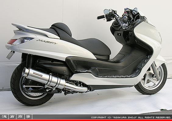 グランドマジェスティ250用 GGタイプマフラー BSタイプ メタルタイプ