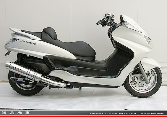 グランドマジェスティ250用 GGタイプマフラー レーシングタイプ メタルタイプ
