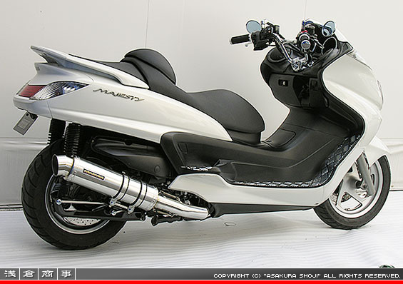 グランドマジェスティ250用 GGタイプマフラー レーシングタイプ メタルタイプ
