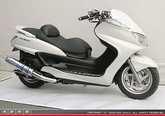 グランドマジェスティ250用 GGタイプマフラー レーシングタイプ メタルタイプ