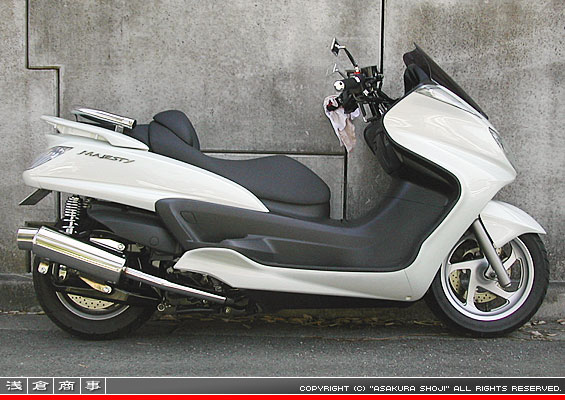 グランドマジェスティ250用 GMS120タイプマフラー
