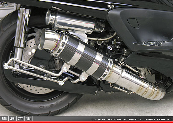 グランドマジェスティ250用 HEタイプマフラー レーシングタイプ