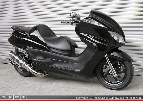 グランドマジェスティ250用 HEタイプマフラー レーシングタイプ