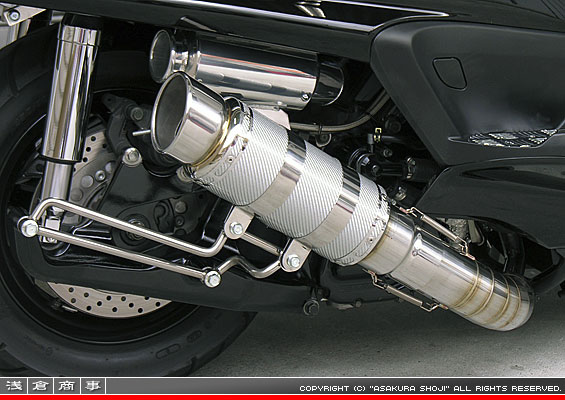 グランドマジェスティ250用 HEタイプマフラー RSタイプ