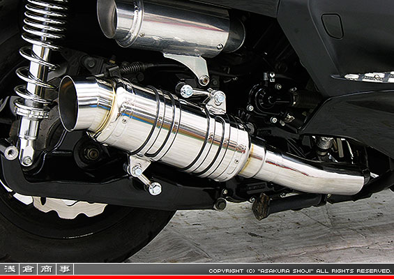 グランドマジェスティ250用 SHタイプマフラー レーシングタイプ