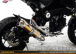 【1型】グロム（MSX125）用 DDRダウンタイプマフラー DHタイプ チタンバージョン【フルエキゾースト】