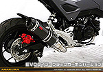 【2型】グロム（MSX125）用 DDRタイプマフラー EVOタイプ ブラックカーボンバージョン【フルエキゾースト】